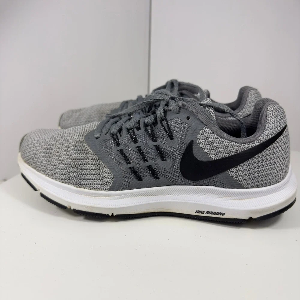 Nike Downshifter 7 Running Shoes Women's 8.5 Grey Black 909006-011 Mesh Low Tops